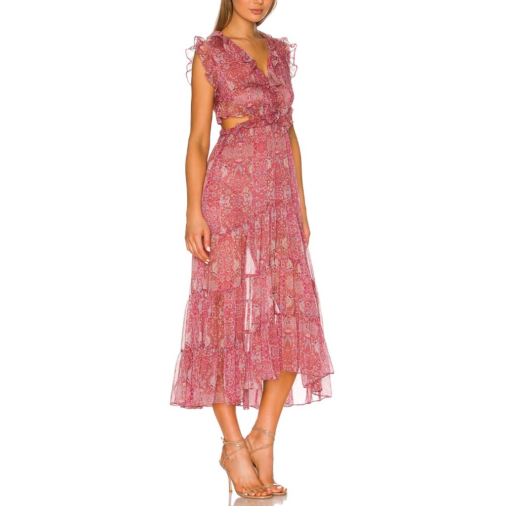 MISA Natasha Dress Washed Rose Lilac | Sz XS - Picture 2 of 7